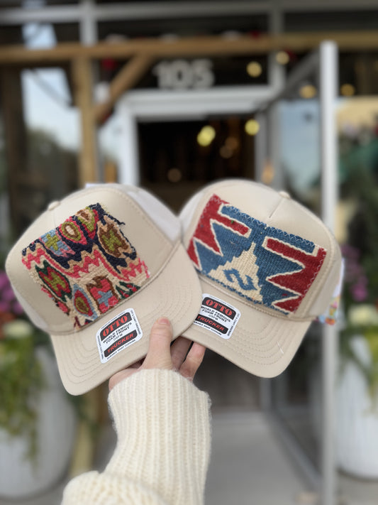 Sand Orijinal Kilim Patch Trucker Hat