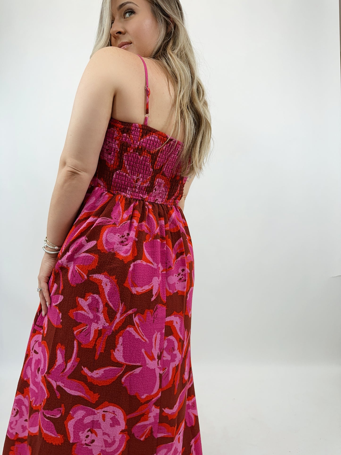 Sweetheart Bow Maxi Dress