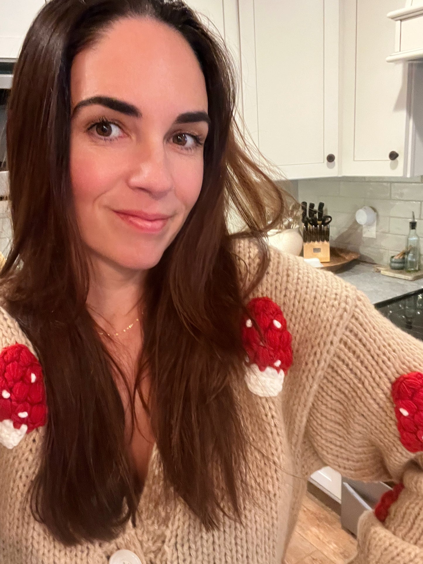 Mushroom Cardigan