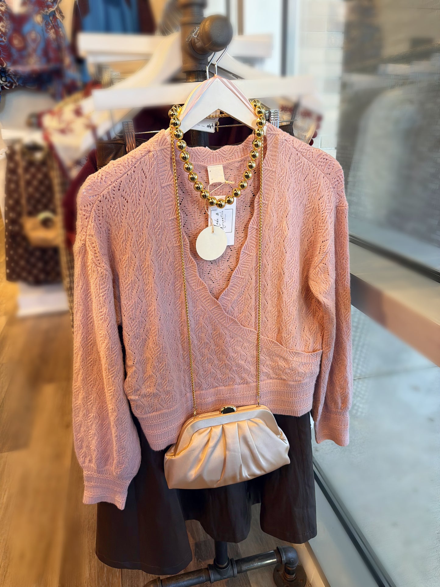 Denni Mauve Sweater